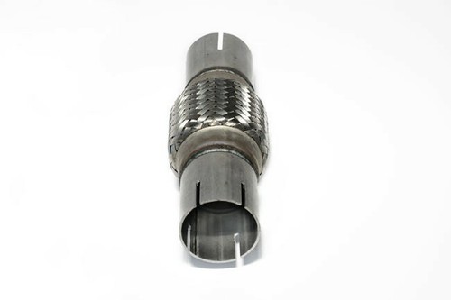 Für VW Uni Flexrohr Flexstück Hosenrohr Auspuff Rohr 45x100 / 210MM + 2 Schellen - Bild 2 von 3