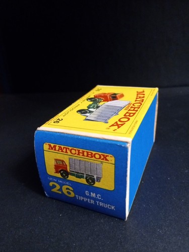 Matchbox #26C GMC Tipper Truck 1968 In Crisp Original E4 Box - Picture 12 of 14
