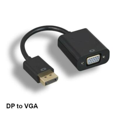 Kentek DisplayPort to VGA HD-15 Video Adapter for PC MAC LCD Projector Monitor