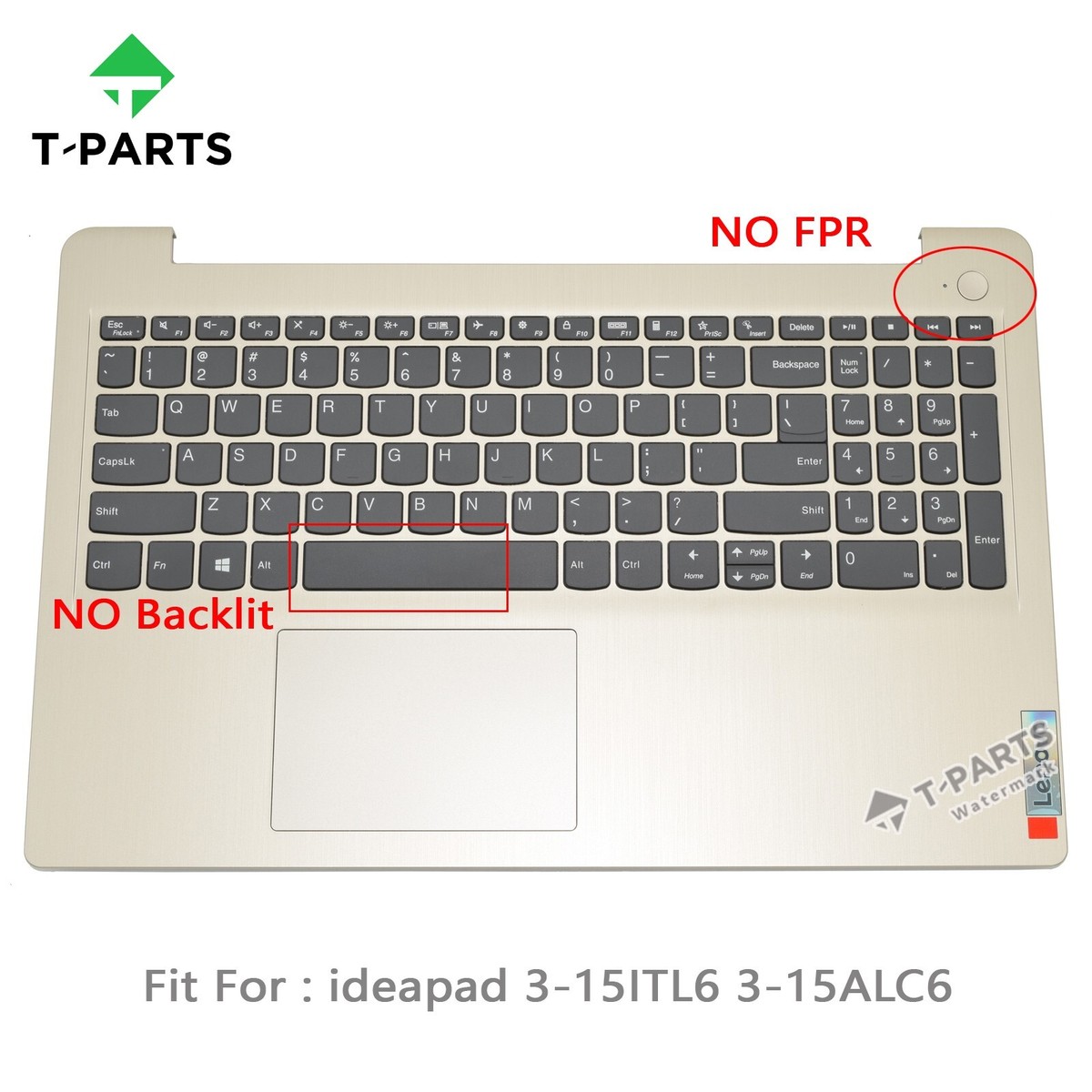 NEW For Lenovo ideapad 3-15ITL6 3-15ALC6 Palmrest Upper Case US