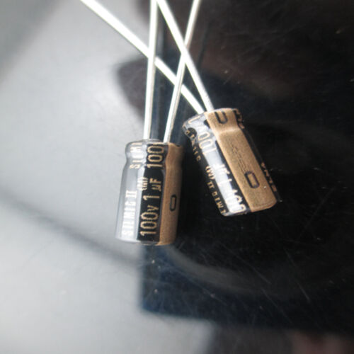 12pcs Giappone ELNA silmic II RFS 1mfd 100V 1UF Condensatore elettrolitico audio 5x11mm - Foto 1 di 1
