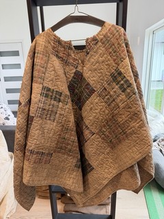 Yellowjackets Set Sourced Clothing background Wardrobe Quilted Poncho