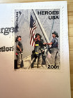 USPS  9/11 commemorative stamp and envelope - Stamped at World Trade Center Stn — photo 1
