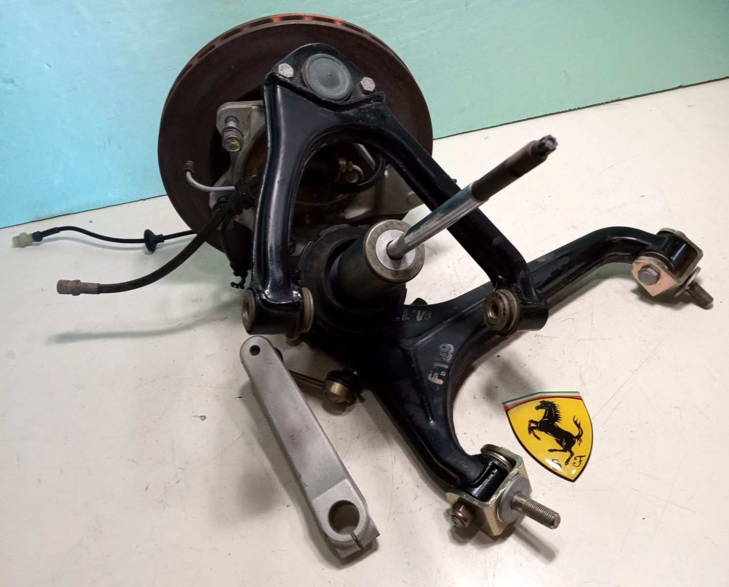 Ferrari 355 Front Suspension Assembly_Spindle_Bilstein Shock Absorber_157307_LF