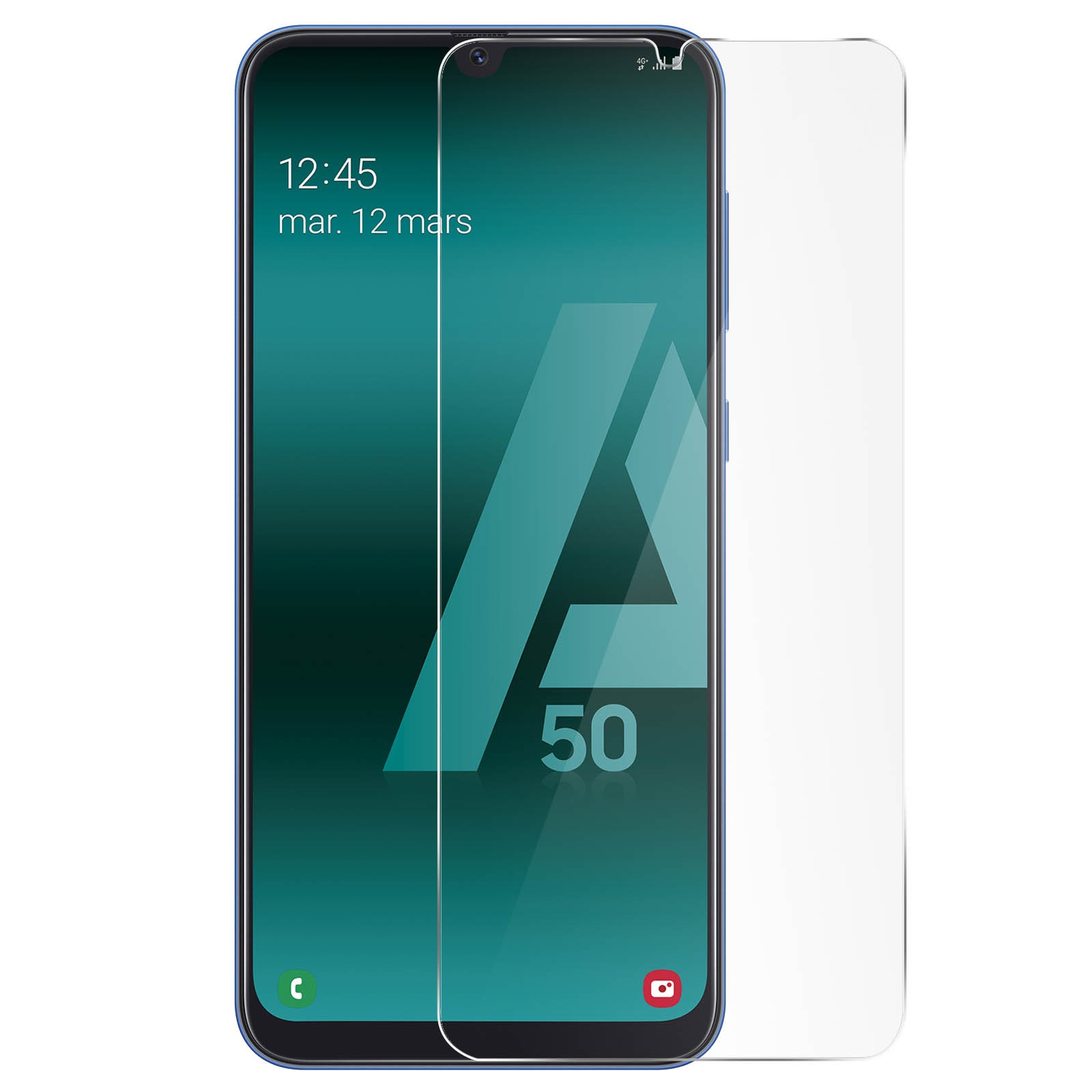 Verre flexible transparent 3MK pour Galaxy A50 haute précision