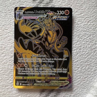Pokémon Rapid Strike Urshifu VMAX Full Art Holo Secret Rare TG30 Brilliant Stars