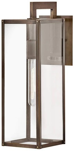 Hinkley Max 18 1/2"H Burnished Bronze Outdoor Wall Light - Picture 2 of 10