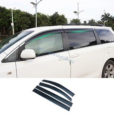 For Toyota Sienna 2011-2019 2020 Matte Black Window Visor Shades Sun Rain Guard For Toyota Sienna 2011-2019 2020 Matte Black Window Visor Shades Sun Rain Guard