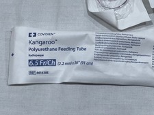 Lot of 10 Covidien Kangaroo 461438E Polyurethane NG 6.5Fr 36" ENFit tube