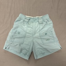 Men's AFTCO Original Fishing Shorts 5 In Inseam Teal Size 24