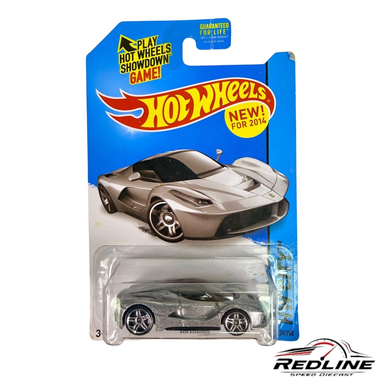 🇮🇹Hot Wheels Ferrari Laferrari Silver HW City 2014 Spe