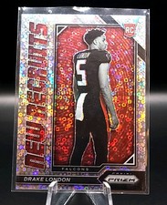 2022 Panini Prizm - New Recruits No Huddle Prizm #NR-4 Drake London (RC) Falcons