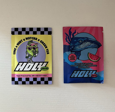 HOLY Energy Drink & ICE Tea Probe Wassermelone und Lime Mint Matcha Green Tea