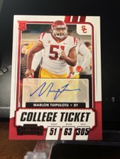 Panini 2021 Contenders Marlon Tuipulotu #269 Rookie Autograph College Ticket USC