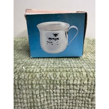 VTG silver plated baby cup with embossed bears orig.box silver bears Hong Kong
