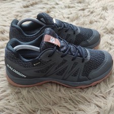 🌺 SALOMON WARRA GTX  TRECKING-SCHUHE /CONTAGRIP GR.38/5,5/ ANTHRAZIT /LEICHT 🌺