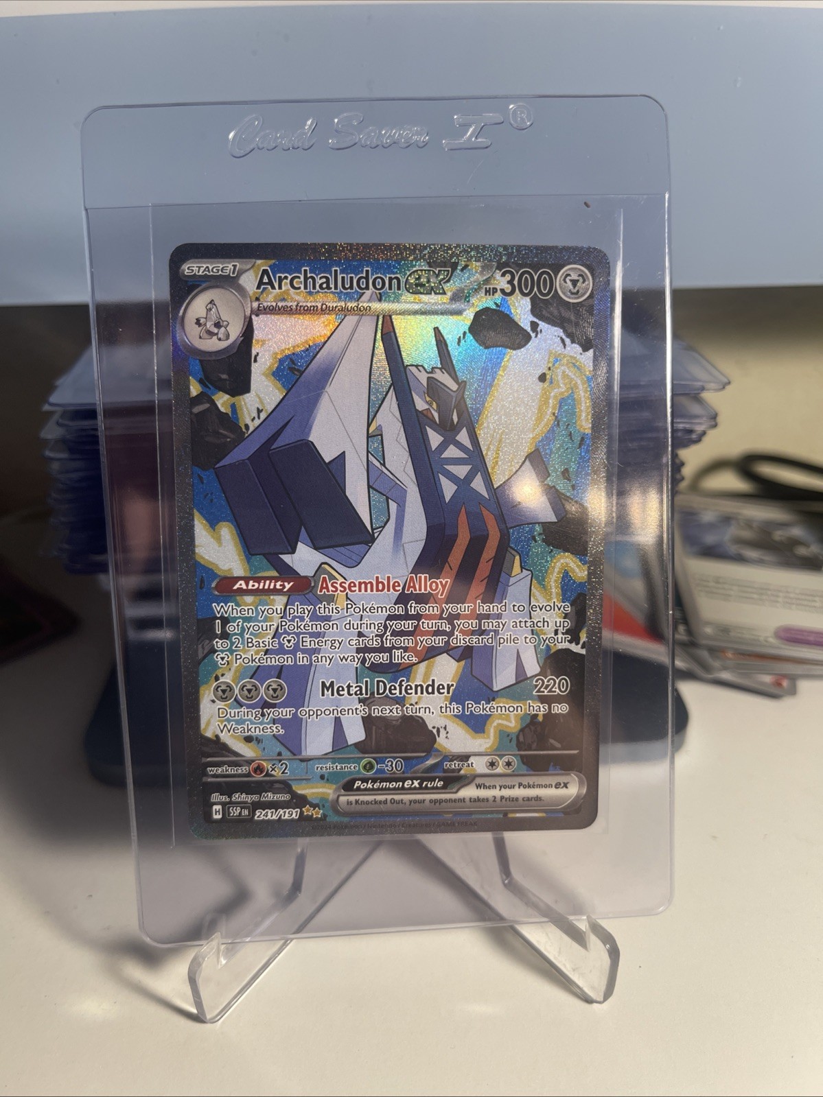 Pokemon TCG: Surging Sparks Archaludon ex 241/191 Special Illustration Rare NM