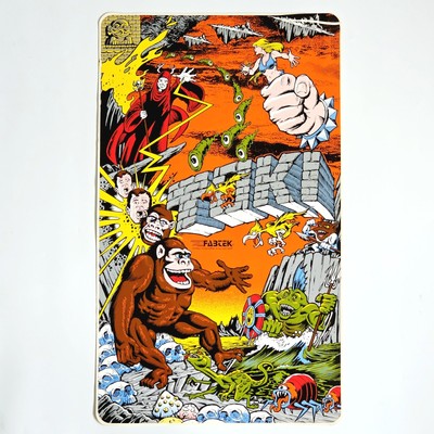 NOS Toki Fabtek Side Art Decal Sticker Arcade Cabinet Gaming ORIGINAL