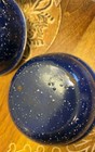 Set of 4 Blue Speckled Enamelware Camping Bowls 6" Vintage Graniteware Cereal — photo 10
