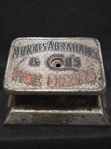 1800 MORRIS ABRAHAMS & Co. Publicidad Cortador de Punta de Puro Tienda Encimera @RH - Imagen 2 de 11