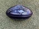 AFL SHERRIN AUSTRALIAN MADE NAVY LEATHER GAME FOOTBALL FOOTY - Premiers MCG