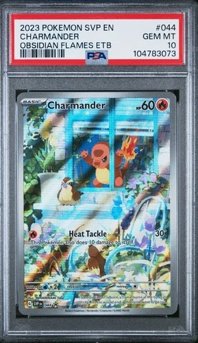 2023 POKEMON SVP EN-SV BLACK STAR PROMO #044 CHARMANDER PSA 10
