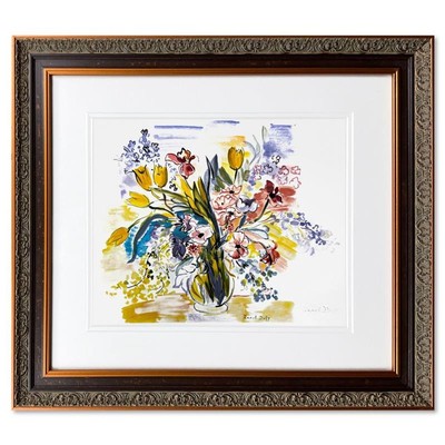 Raoul Dufy (1877-1953), ''Bouquet De Fleurs Dans'' Framed Limited Edition Lithogra