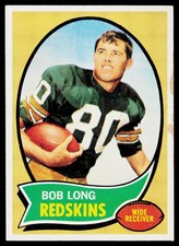 Bob Long, 1970 Topps, #53, Washington Redskins, RC