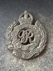 Royal Engineers British Army WW2 Plastic Economy Cap Badge