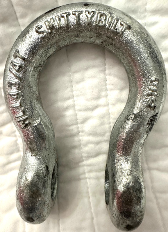 Smittybilt 3/4" HeavyDuty D-Ring/Anchor/Bow Shackle 4 3/4 Ton Limit Forged Steel