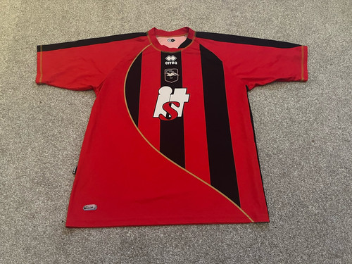 Brighton and Hove Albion 2009-2011 Red Away Football Shirt Jersey Errea Size XL