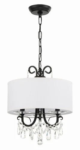Crystorama Lighting Group 6623-CL-MWP Othello 3 Light 15"W - Gold - Picture 6 of 12