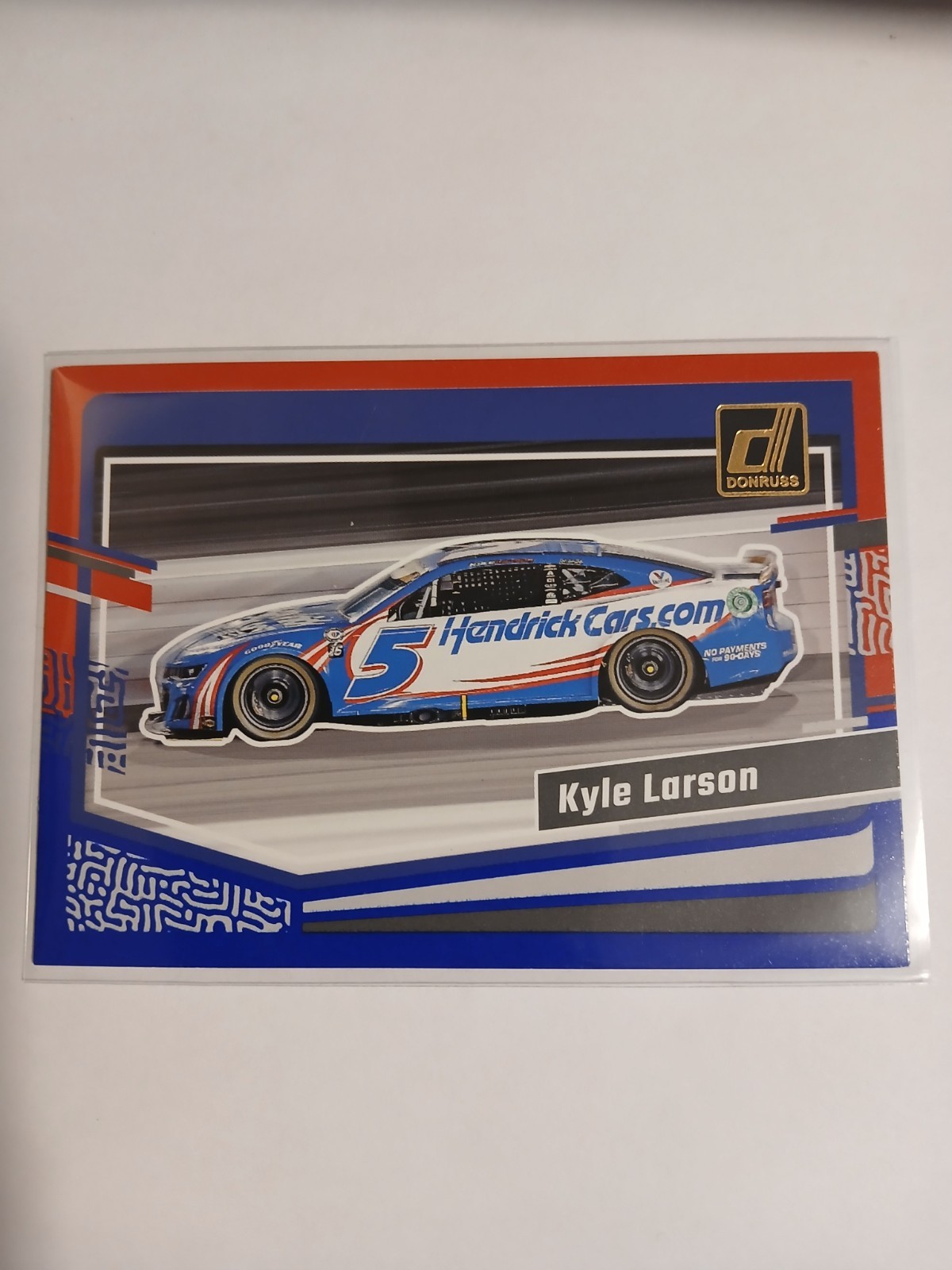 Kyle Larson 2024 Donruss Racing Rides Red Blue Parallel #85 NASCAR