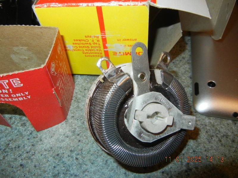 Ohmite rheostat   50 ohm  50 watt  variable resistor Stock no.  0318