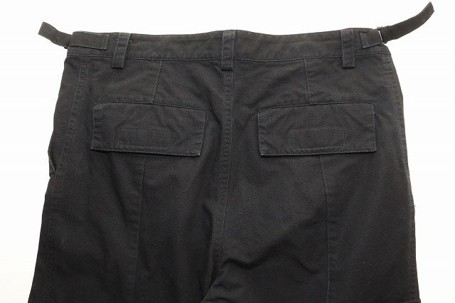 Balenciaga BALENCIAGA 23AW FLARED CARGO PANTS BLACK M 768810 TKP27 Flare Cargo thumbnail 4