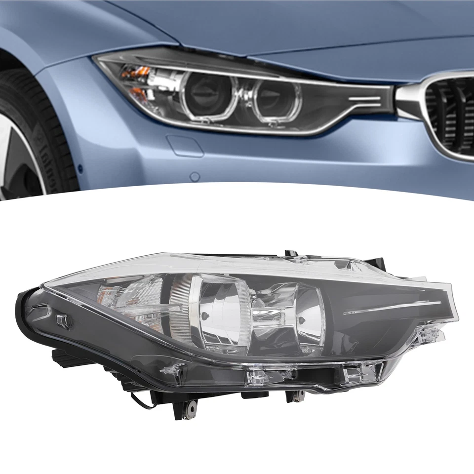 For 2016-2018 BMW 3 Series 320i 340i 330i Halogen Right Passenger Side Headlight Foto 3 de 4