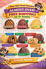 2026 Girl Scout Cookies FREE SHIPPING ON 4+ S...