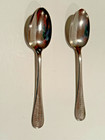 LOT OF 2 ANTIQUE HORN & HARDART SILVER PLATED TEASPOONS CIRCA 1902 — photo 1