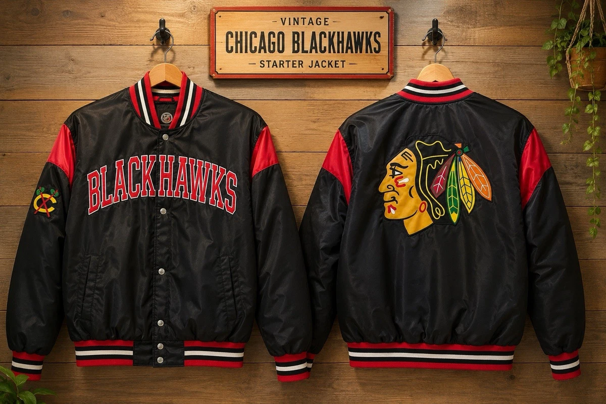 Starter Chicago Blackhawks NHL Fan Jackets for sale | eBay