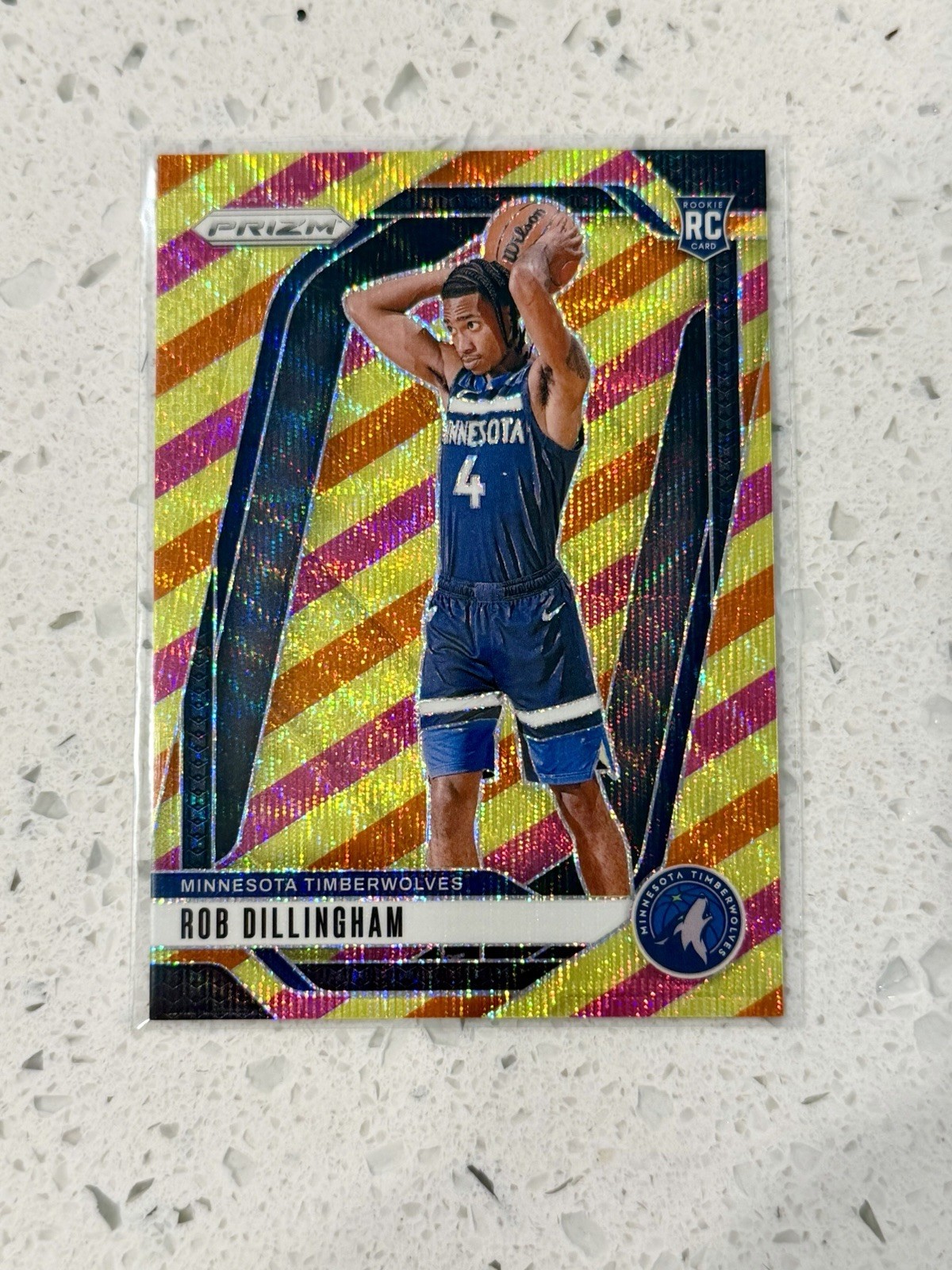 2024-25 PANINI PRIZM - ROB DILLINGHAM RC 23/88 MULTI WAVE PRIZMS ROOKIE #250