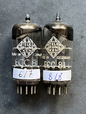 Balanced Pair ECC81 / 12at7 Telefunken