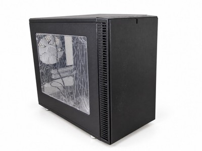 Fractal Design Define Nano S Window Mini-ITX Gehäuse schwarz 2 Lüfter B-Ware