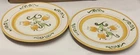 Stangl Pottery Yellow Tulip Hand Painted 10" Dinner Plates.