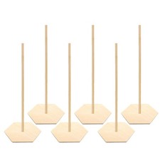 6 Pcs Wooden Donut Display Stand Candy Holder for Wedding Party Decor
