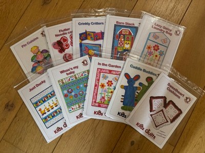 Kinder Quilts 10 Muster - Wandbehänge, Kissen, Nadeletui etc.