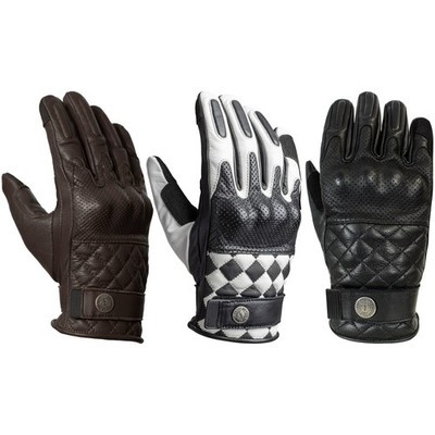 John Doe Tracker Motorradhandschuhe mit Aramid Leder Sommer Chopper Vintage