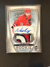 2018-19 Upper Deck The Cup Nicolas Roy RPA Rookie Patch Auto /249