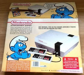 LES SCHTROUMPFS - FOURREAU 100% ORIGINAL NINTENDO NES PAL B VERSION FRAN&Ccedil;AISE