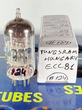 Tungsram 12AT7 ECC81 Hungary Label Mazda Tested Good Tube