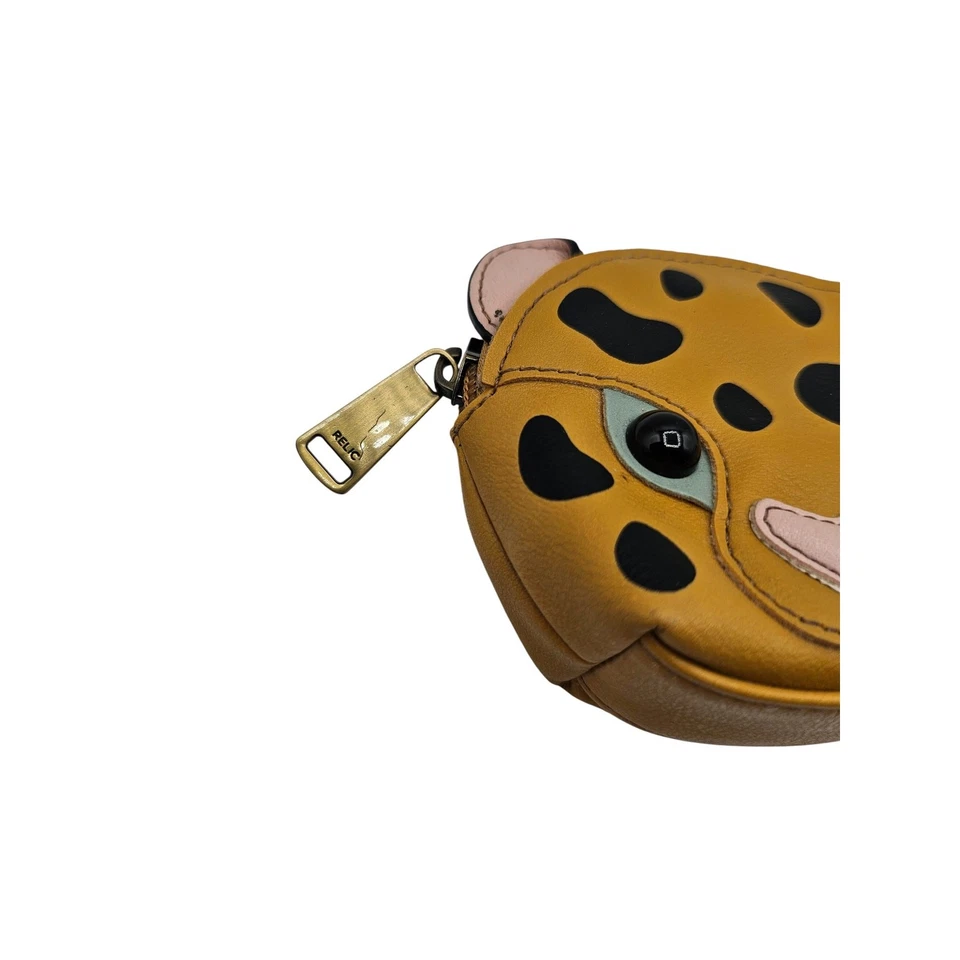 Relic by Fossil Bolso Cambio Leopardo Llavero Cuero Cremallera Foto 2 de 4